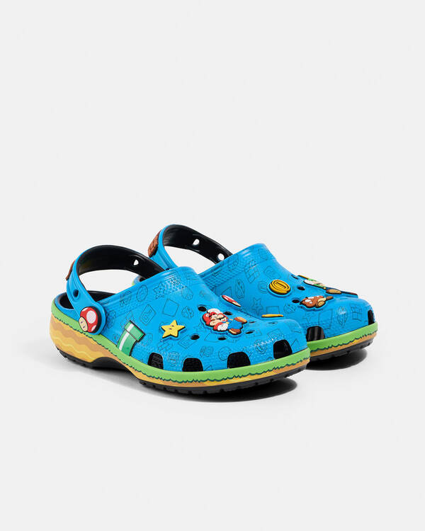 Crocs Classic Super Mario Core Clogs for Unisex