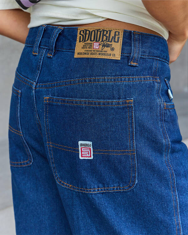 S-Double Womens Denim Standard Shorts for Womens
