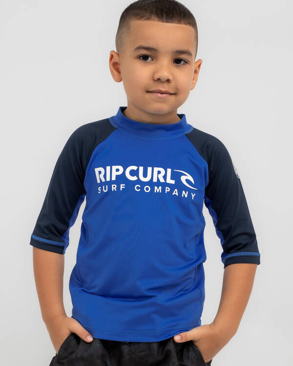 Rip Curl Toddlers' Shock Short Sleeve Rash Vest for Mens