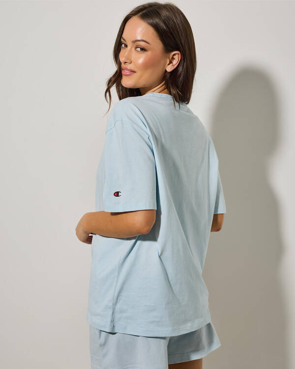 Champion Script Oversized T-Shirt for Womens