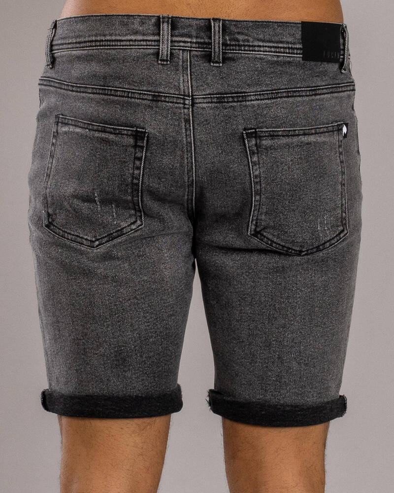 Lucid Madrid Denim Walk Shorts for Mens