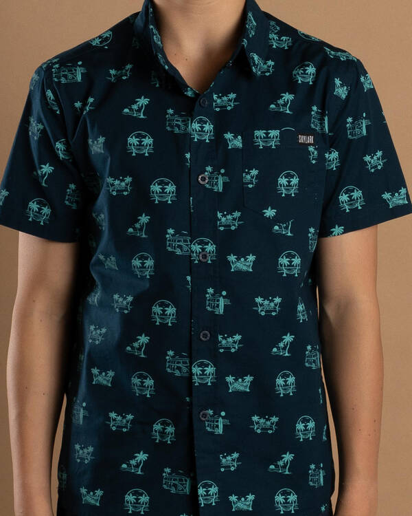 Skylark Boys' Helmsman Short Sleeve Shirt for Mens