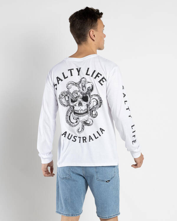Salty Life Buccaneer Long Sleeve Wetshirt for Mens