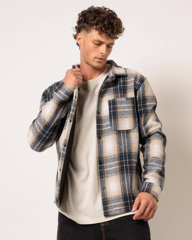Jacks Ground Long Sleeve Flannel Shirt for Mens