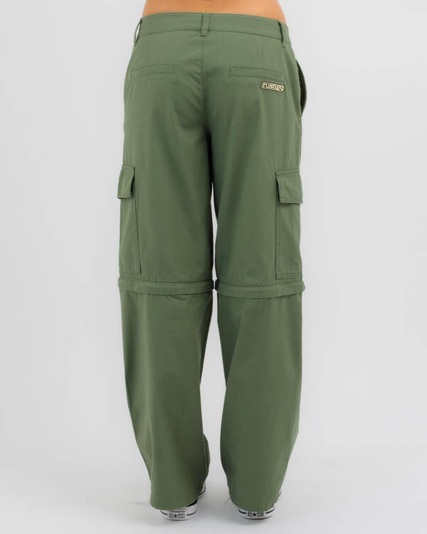 Rusty Transformer Cargo Zip Off Pants for Womens