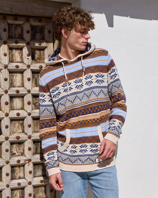 Skylark Brash Hooded Knit Jumper for Mens