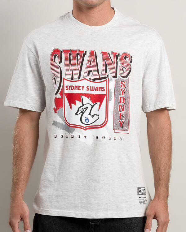 Mitchell & Ness Sydney Swans AFL Brush Off T-Shirt for Mens