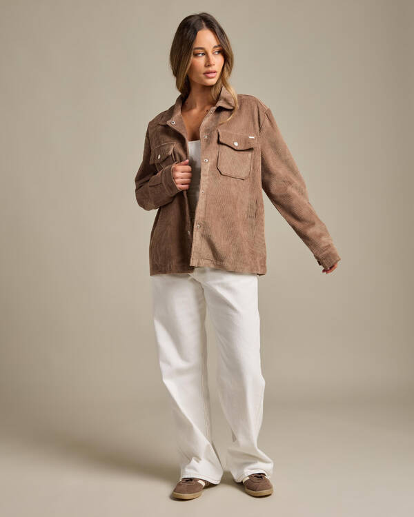 Ava And Ever Mila Cord Shacket for Womens