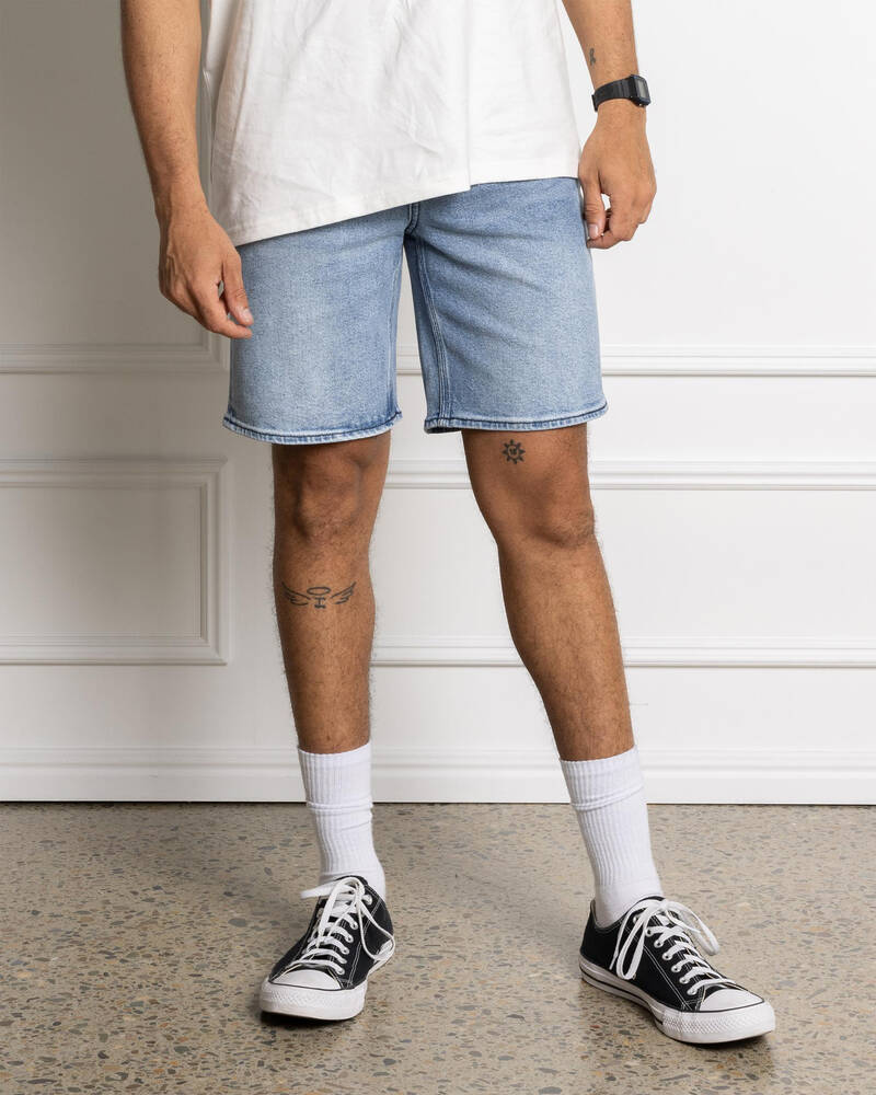 Lee L-Two Slim Fit Denim Shorts for Mens