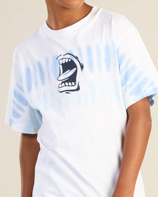 Santa Cruz Boys' Screaming Mouth Mono Strip Front T-Shirt for Mens