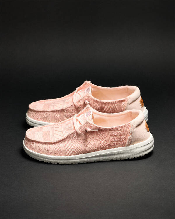 HEYDUDE Wendy Crochet Lace Shoes for Womens