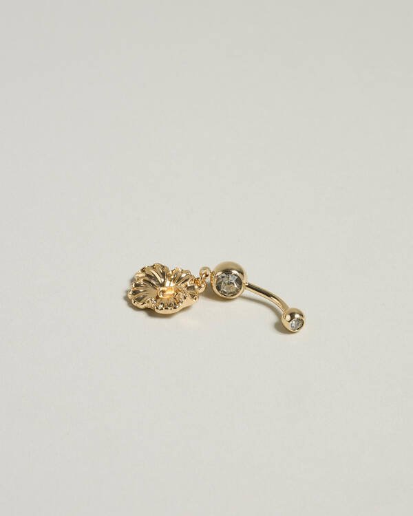 Karyn In LA Litia Hibiscus Belly Ring Pack for Womens