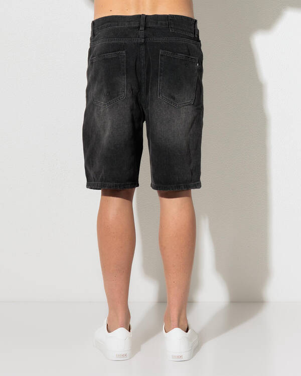 Lucid Rinse Denim Walk Shorts for Mens
