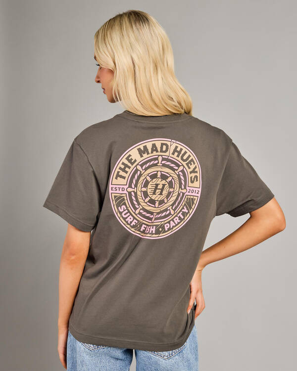 The Mad Hueys Ship Wheel T-Shirt for Womens