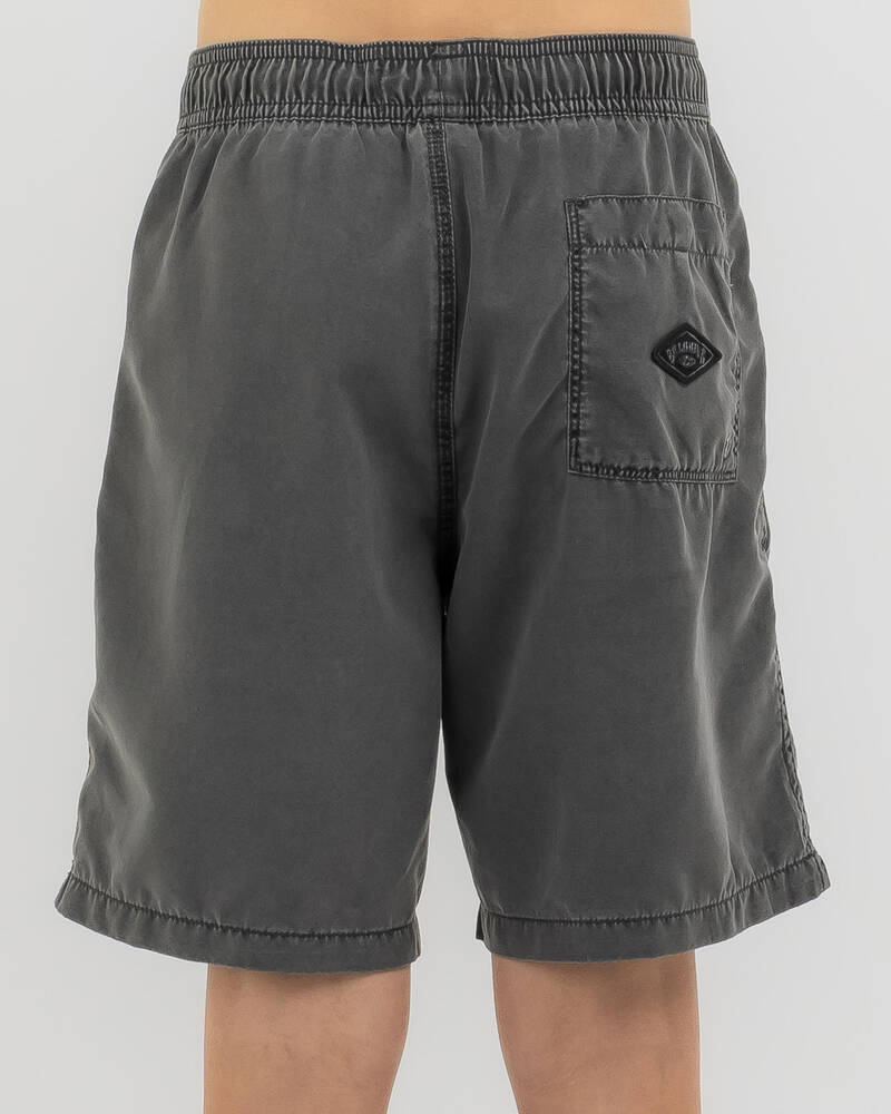Billabong Boys' All Day Overdye Layback Beach Shorts for Mens