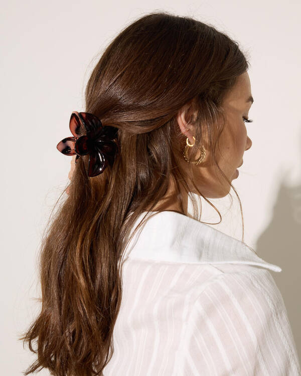 Frangipani Hair Claw Clip