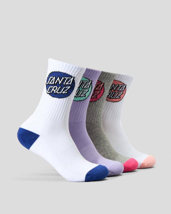 Santa Cruz Girl's Other Dot Crew Sock Pack for Womens