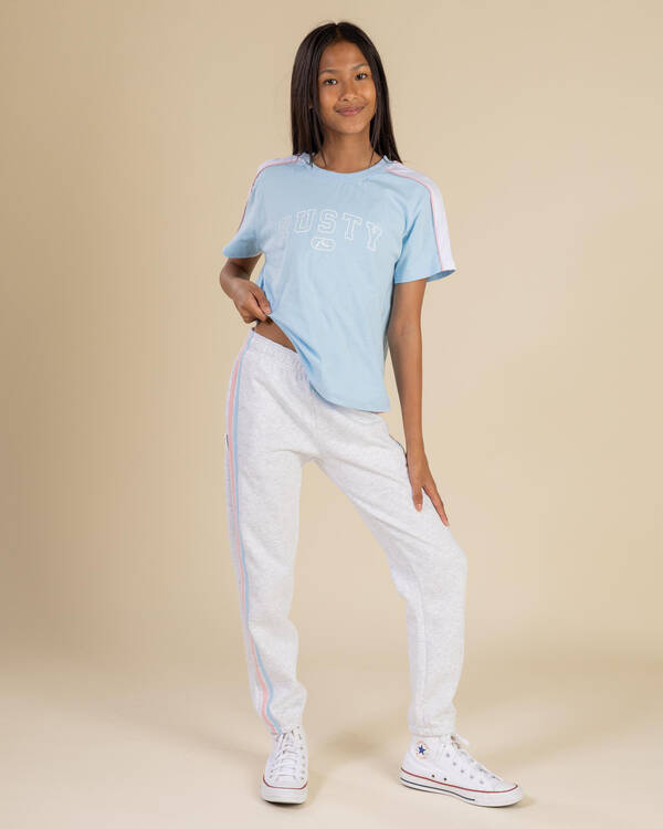 Rusty Girls' Team Varsity Cuff Track Pants for Womens