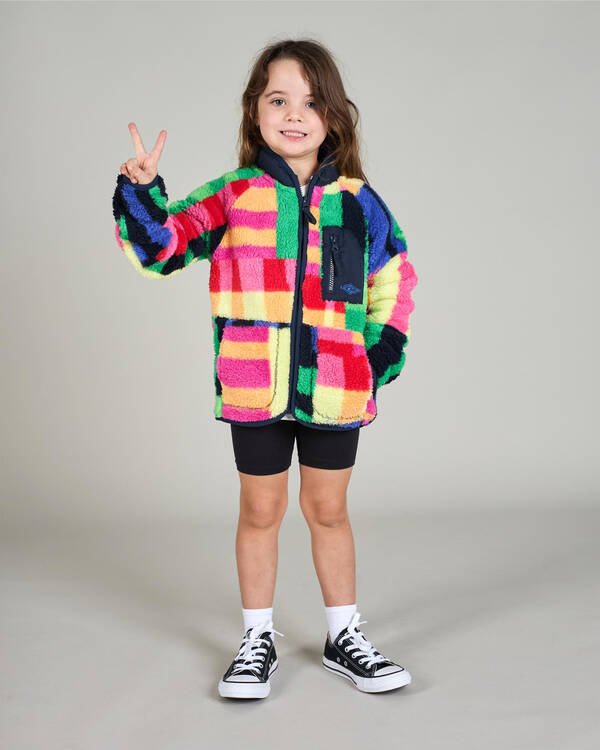Rip Curl Toddler's Las Dalias Polar Fleece Zip Jacket for Womens