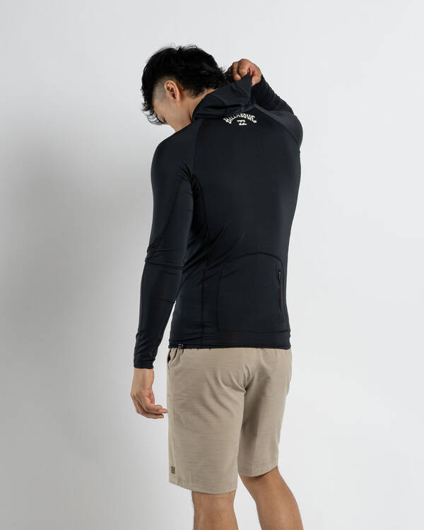 Billabong Strike Mission Hood Long Sleeve Rash Vest for Mens