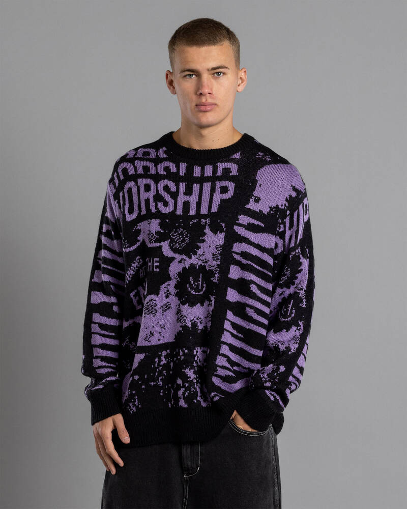 Worship Supplies Chico End Knit Sweatshirt for Mens