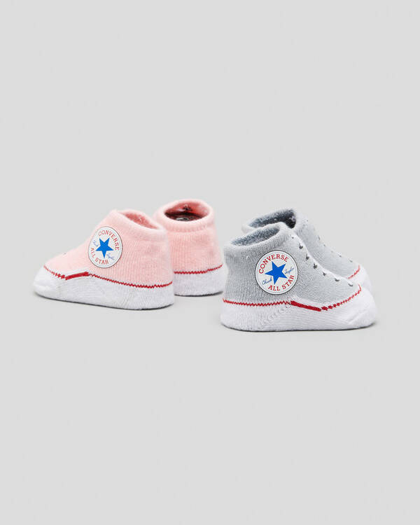Converse Infant Chuck Taylor Booties 2 Pack for Unisex