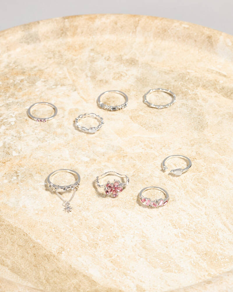 Karyn In LA Rose Ring Pack for Womens
