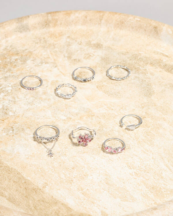 Karyn In LA Rose Ring Pack for Womens