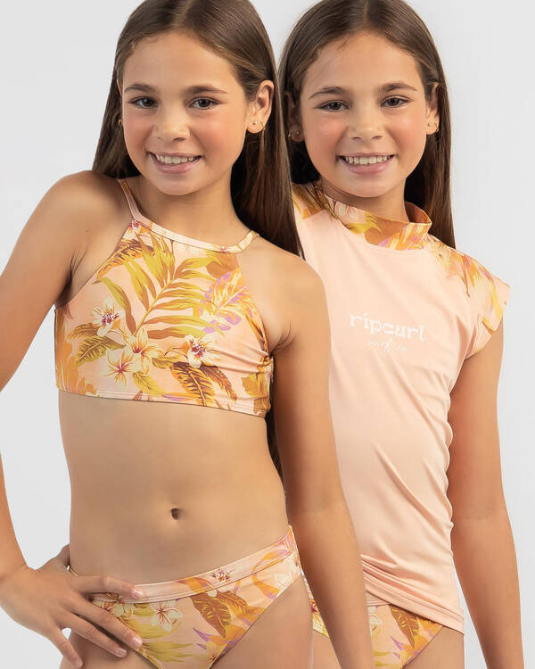 Rip Curl Girls' Sunday Swell Rash Vest Set for Womens