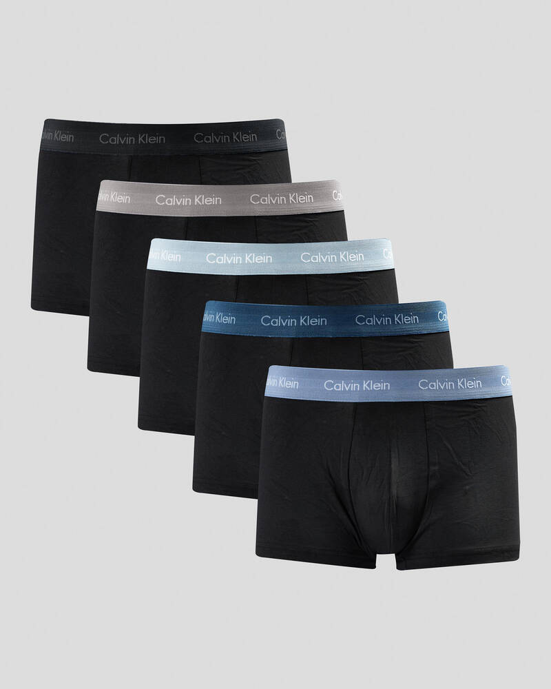 Calvin Klein Intense Power Cotton Low Rise Trunks 5 Pack for Mens