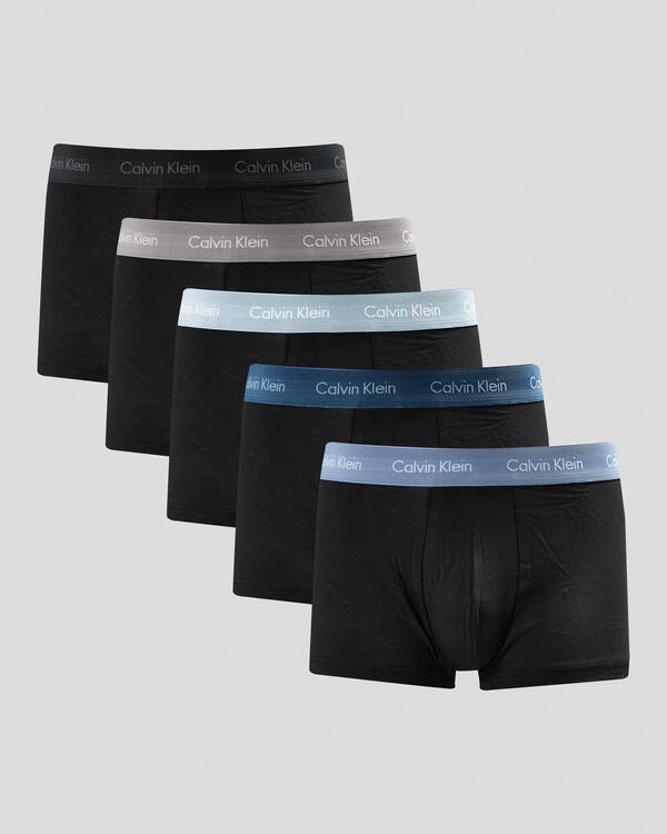 Calvin Klein Intense Power Cotton Low Rise Trunks 5 Pack for Mens