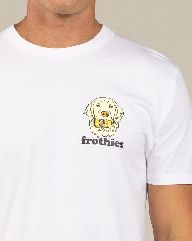 Frothies Gold Retriever T-Shirt for Mens