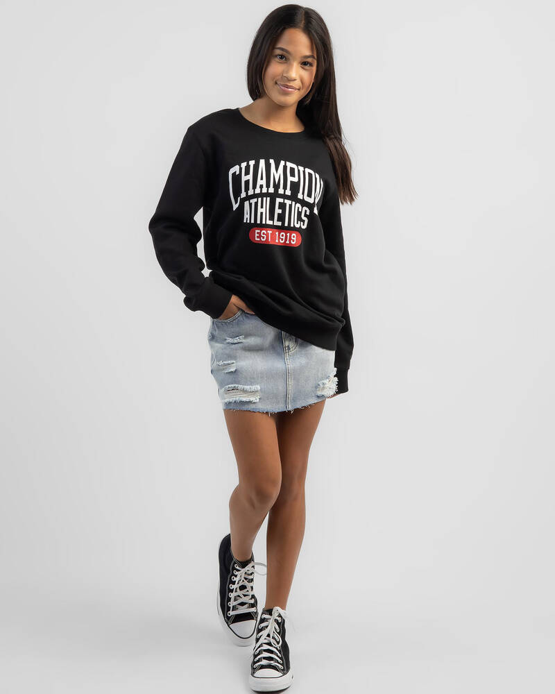 Champion Girls' Sporty Sweatshirt for Womens