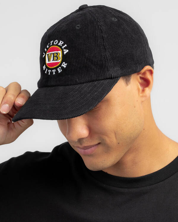 Victoria Bitter VB Big Black Cord Cap for Mens