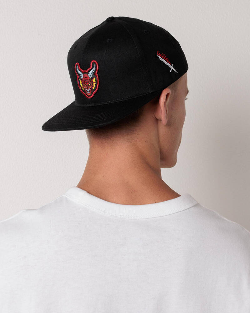 Santa Cruz Stranger Things Hellfire Club Snapback Cap for Mens