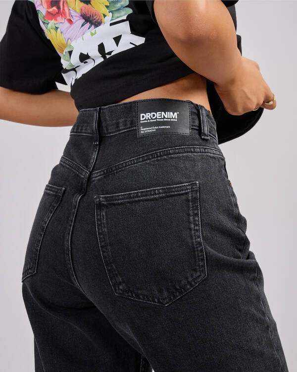 Dr Denim Echo High Straight Jeans for Womens