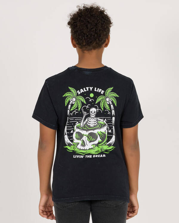 Salty Life Boys' Shaka And Relax T-Shirt for Mens