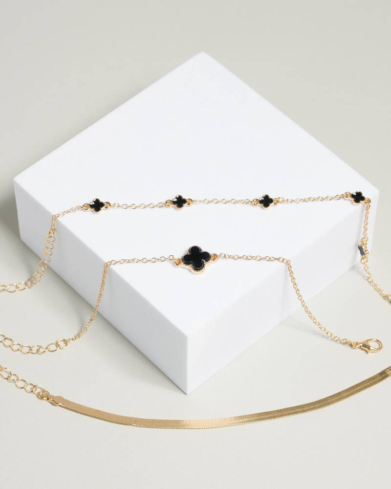 Karyn In LA Baby Clover Bracelet pack for Womens
