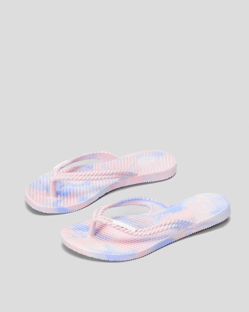 Billabong Girls' Kicks Marble Thongs for Womens