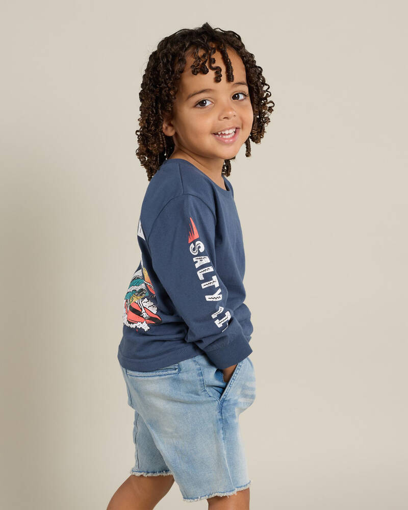 Salty Life Toddlers' Ferocious Long Sleeve T-Shirt for Mens