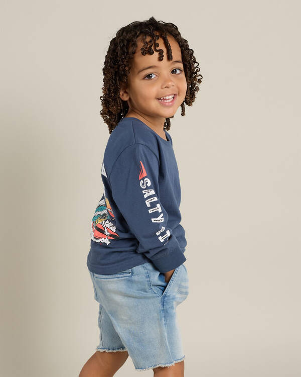 Salty Life Toddlers' Ferocious Long Sleeve T-Shirt for Mens