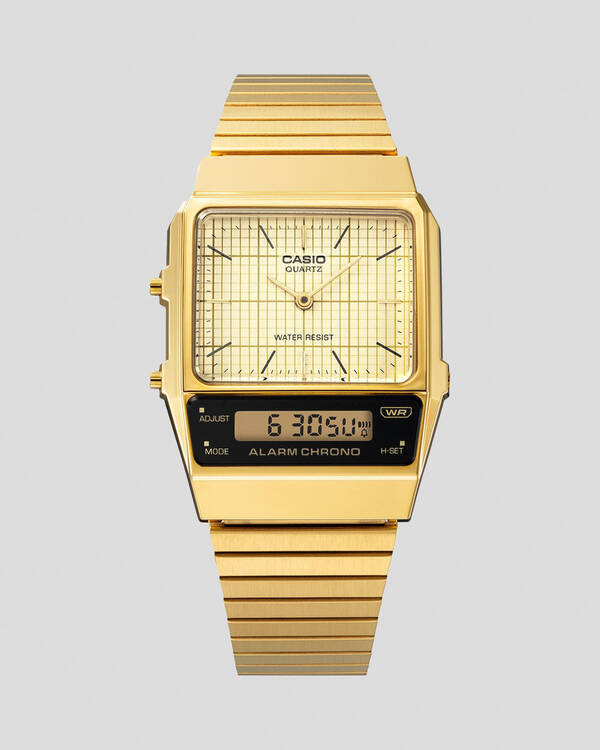 Casio AQ800EG-9A Gold Tone Vintage Watch for Mens