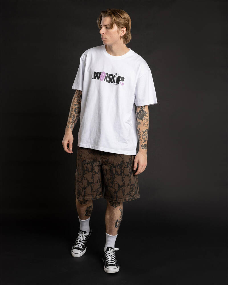Worship Supplies Blackwood Carpenter Jean Shorts for Mens