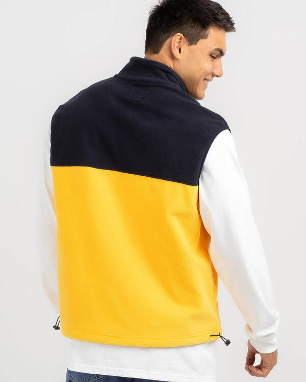 Rusty Tasty Ice Polar Fleece Vest for Mens