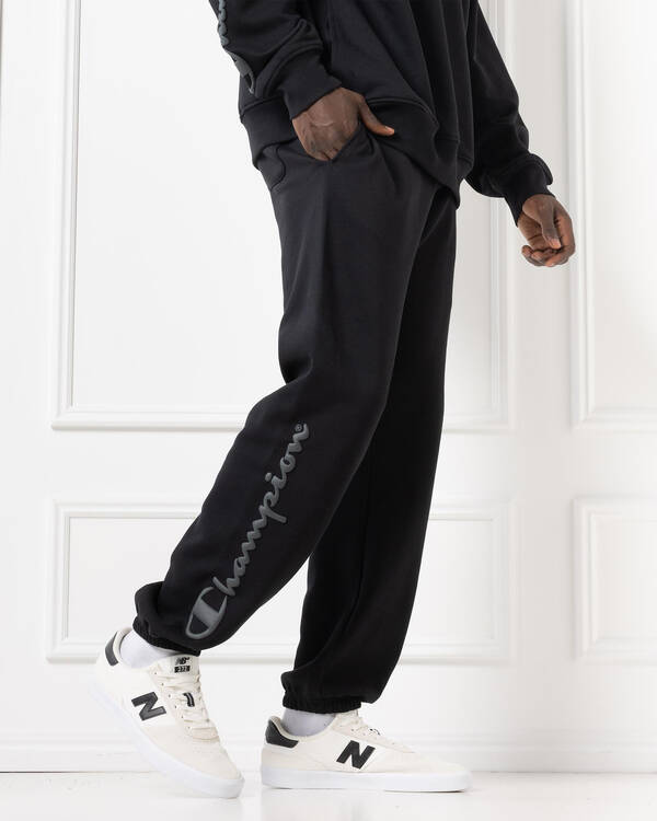 Champion Legacy Puff Script Cuffed Track pants for Mens