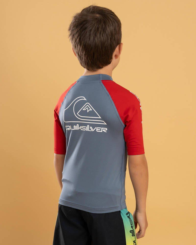 Quiksilver On Tour Toddler's Short Sleeve Rash Vest for Mens