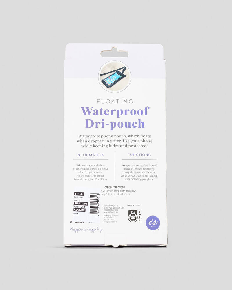 Get It Now Floating Waterproof Dri-Pouch for Unisex