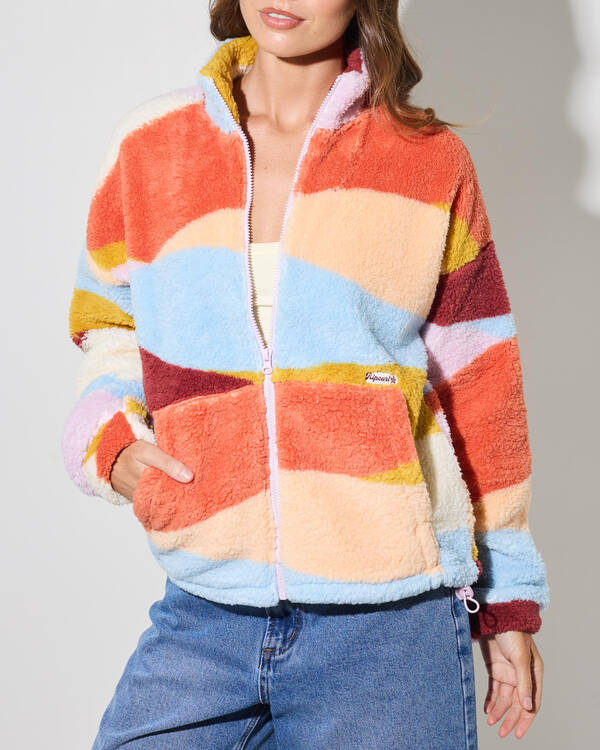 Rip Curl Retro Swell Polar Fleece Jacket for Womens