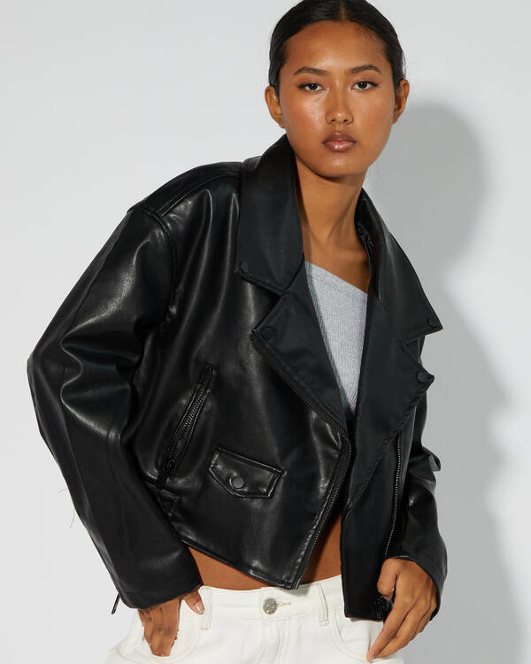 Ava And Ever Rizzo Faux Leather Jacket for Womens