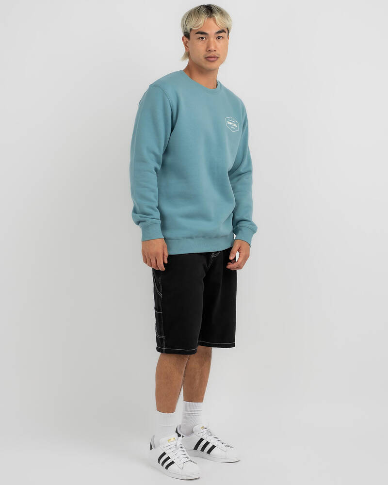 Rip Curl Stapler Crew Sweatshirt for Mens